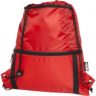 Logo trade advertising product photo of: Adventure recycled insulated drawstring bag 9L