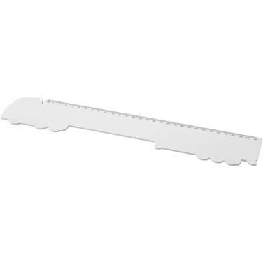 Logotrade promotional merchandise image of: Tait 30cm lorry-shaped recycled plastic ruler