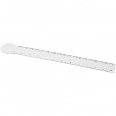 Logo trade promotional giveaways picture of: Tait 30cm circle-shaped recycled plastic ruler