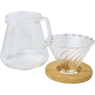 Logo trade promotional merchandise image of: Geis 500 ml glass coffee maker