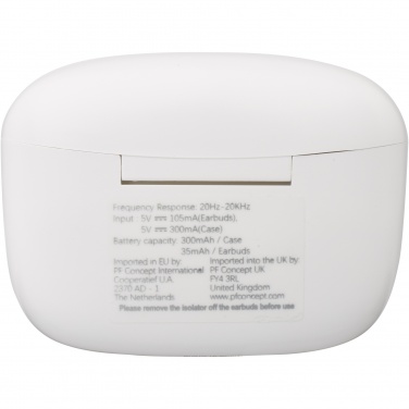 Logotrade business gift image of: Essos 2.0 True Wireless auto pair earbuds with case