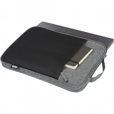 Logo trade promotional gifts image of: Reclaim 14" GRS recycled two-tone laptop sleeve 2.5L