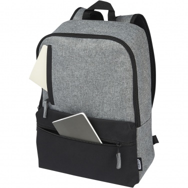 Logo trade promotional gifts picture of: Reclaim 15" GRS recycled two-tone laptop backpack 14L
