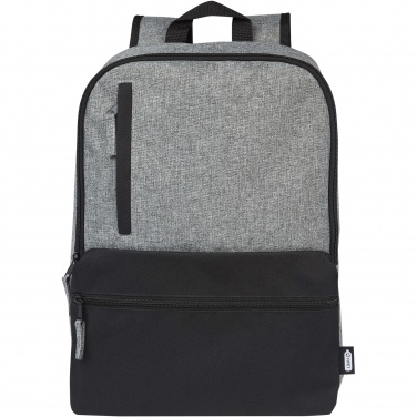 Logo trade promotional item photo of: Reclaim 15" GRS recycled two-tone laptop backpack 14L