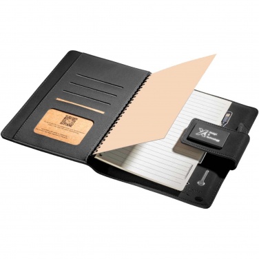 Logo trade promotional giveaway photo of: SCX.design O16 A5 light-up notebook power bank