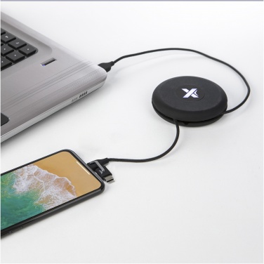 Logotrade promotional item image of: SCX.design C18 3-in-1 travel light-up cable