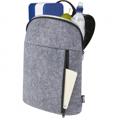 Logo trade business gift photo of: Felta GRS recycled felt cooler backpack 7L