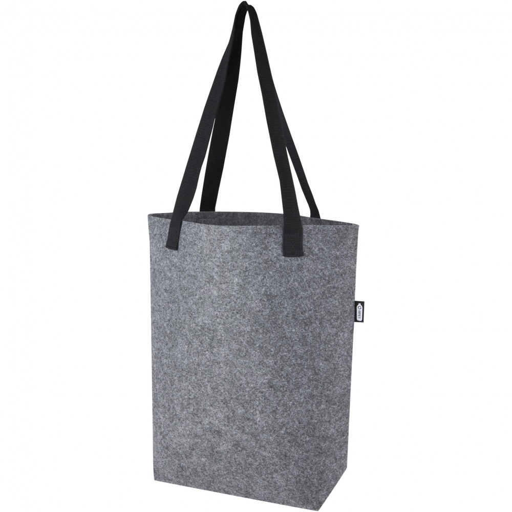 Logo trade promotional products picture of: Felta GRS recycled felt tote bag with wide bottom 12L