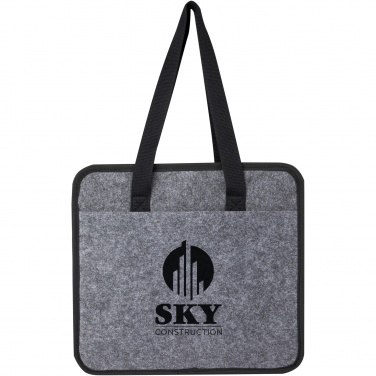 Logo trade business gifts image of: Felta GRS recycled felt foldable car organiser
