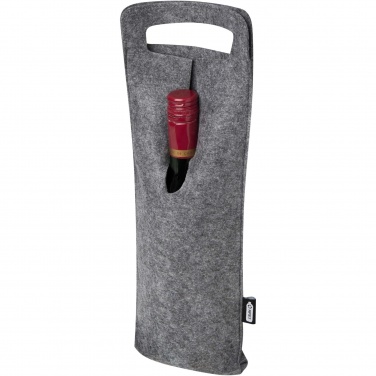 Logotrade promotional item image of: Felta 75 cl GRS recycled felt wine bag
