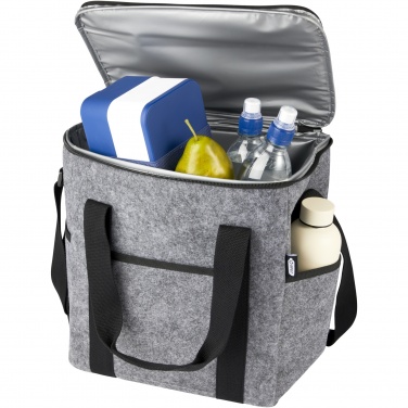 Logo trade promotional gift photo of: Felta GRS recycled felt bottle cooler bag 21L