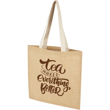 Logo trade promotional items picture of: Juta 300 g/m² jute tote bag 7L