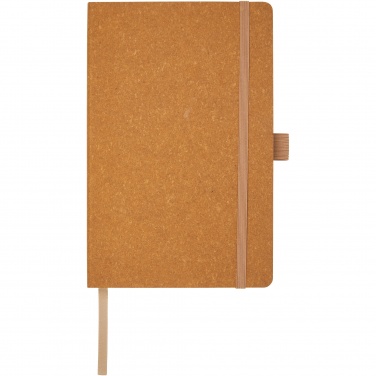 Logotrade promotional product picture of: Kilau recycled leather notebook 