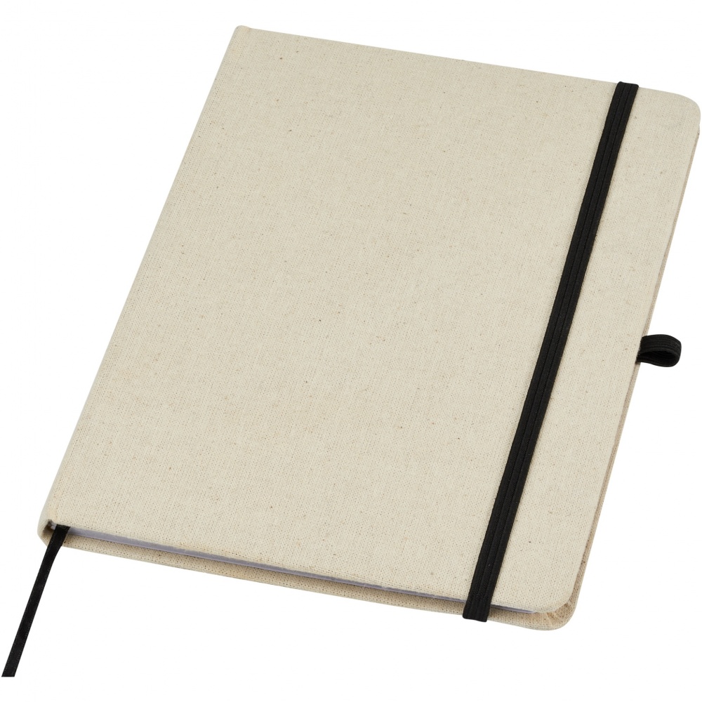 Logo trade advertising products image of: Tutico organic cotton hardcover notebook