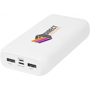 Logo trade promotional product photo of: Electro 20.000 mAh recycled plastic power bank 