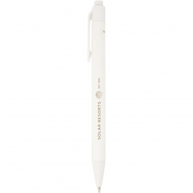 Logo trade promotional giveaways picture of: Chartik monochromatic recycled paper ballpoint pen with matte finish