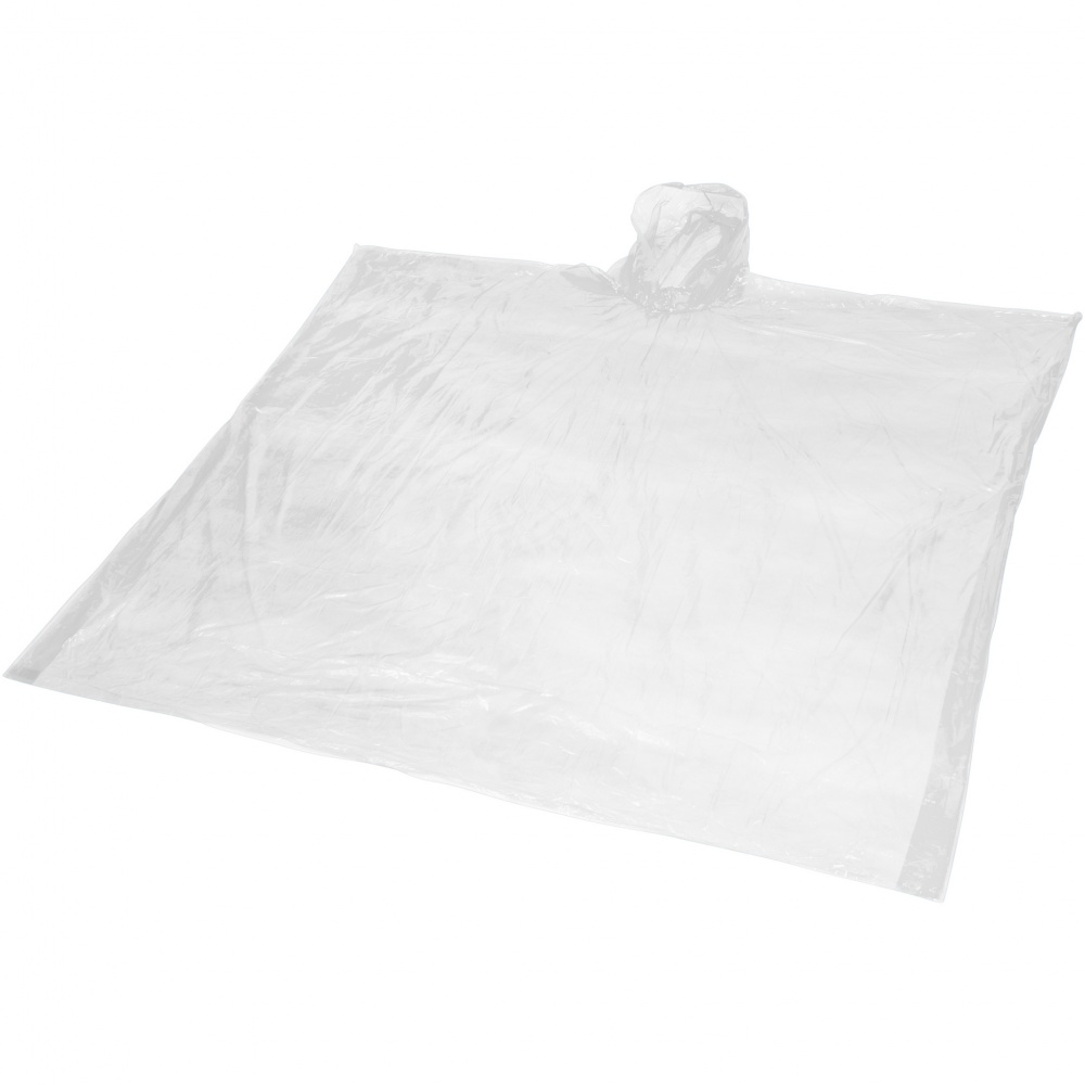Logotrade advertising product image of: Mayan recycled plastic disposable rain poncho with storage pouch