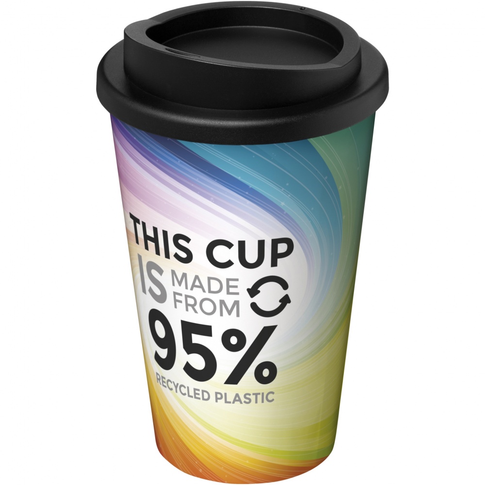 Logo trade business gift photo of: Brite-Americano® Recycled 350 ml insulated tumbler