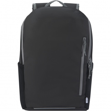 Logo trade business gifts image of: Aqua 15" GRS recycled water resistant laptop backpack 21L