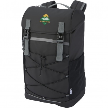 Logo trade promotional products image of: Aqua 15.6" GRS recycled water resistant laptop backpack 23L
