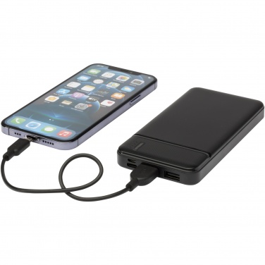 Logotrade promotional merchandise photo of: Loop 10.000 mAh recycled plastic power bank 