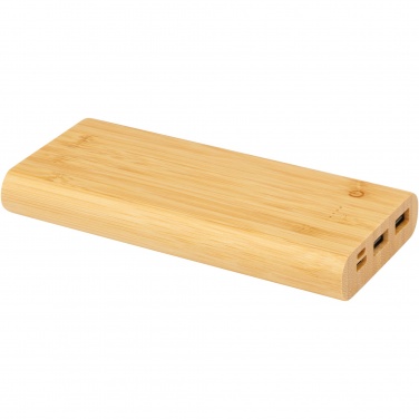 Logo trade promotional items picture of: Tulda 10.000 mAh bamboo power bank