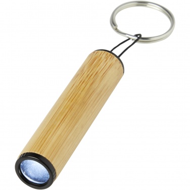 Logo trade promotional items picture of: Cane bamboo key ring with light