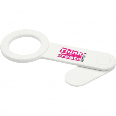 Logo trade advertising product photo of: Hook recycled plastic desktop phone holder