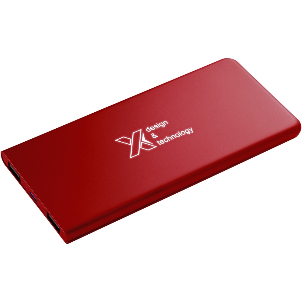 Logotrade promotional merchandise image of: SCX.design P15 light-up 5000 mAh power bank
