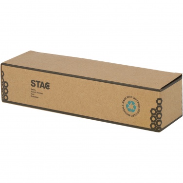 Logotrade business gifts photo of: Kuma bamboo/RCS recycled plastic torch with carabiner