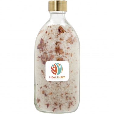 Logo trade corporate gift photo of: Wellmark Just Relax 500 ml bath salt - roses fragrance
