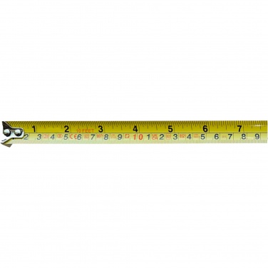 Logo trade promotional items image of: Rule 3-metre RCS recycled plastic measuring tape