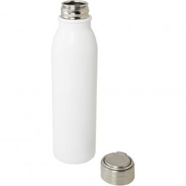 Logo trade advertising product photo of: Harper 700 ml RCS certified stainless steel water bottle with metal loop