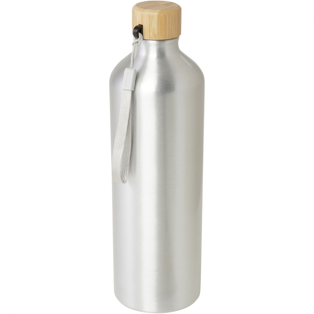 Logotrade promotional items photo of: Malpeza 1000 ml RCS certified recycled aluminium water bottle