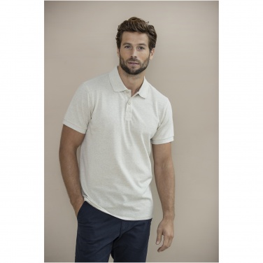 Logo trade promotional giveaways picture of: Emerald short sleeve unisex Aware™ recycled polo