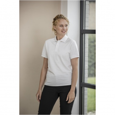 Logotrade promotional gift image of: Emerald short sleeve unisex Aware™ recycled polo