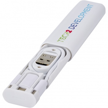 Logotrade promotional giveaway image of: Whiz recycled plastic modular charging cable 