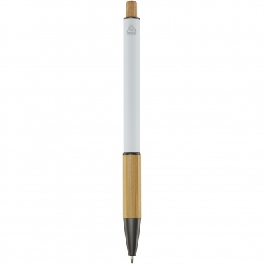 Logo trade business gift photo of: Darius recycled aluminium ballpoint pen