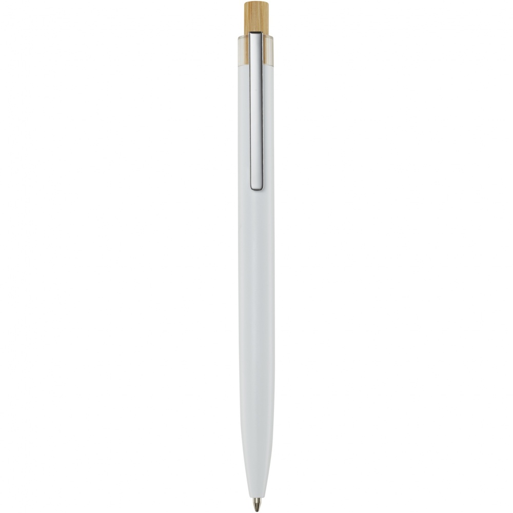 Logotrade business gift image of: Nooshin recycled aluminium ballpoint pen  (blue ink)