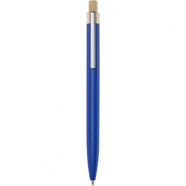 Logo trade advertising product photo of: Nooshin recycled aluminium ballpoint pen  (blue ink)