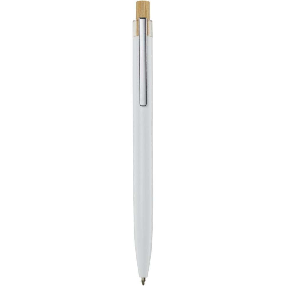 Logotrade advertising product picture of: Nooshin recycled aluminium ballpoint pen (black ink)
