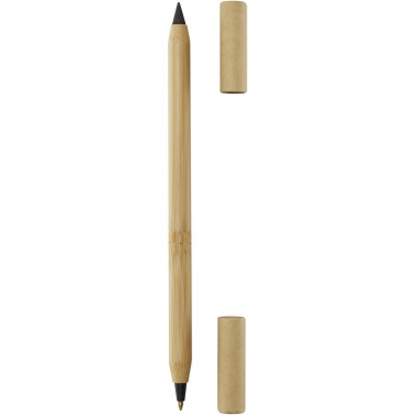 Logo trade advertising products picture of: Samambu bamboo duo pen