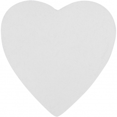 Logotrade promotional item image of: Sticky-Mate® heart-shaped recycled sticky notes