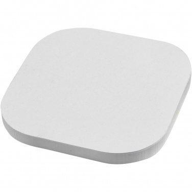 Logo trade promotional gift photo of: Sticky-Mate® square-shaped recycled sticky notes with rounded corners