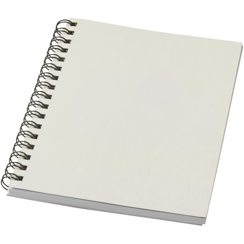 Logo trade promotional items picture of: Desk-Mate® A6 colour spiral notebook