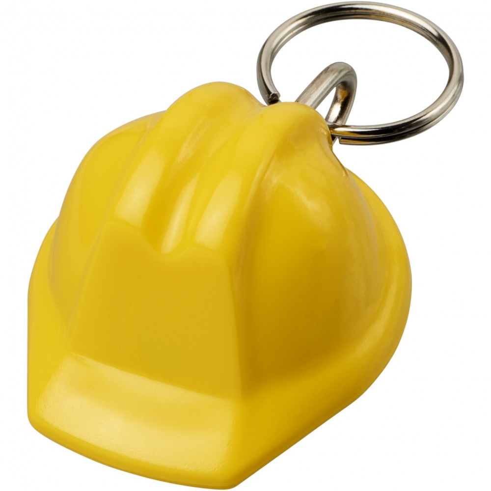 Logotrade business gifts photo of: Kolt hard hat-shaped recycled keychain