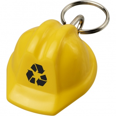 Logotrade advertising products photo of: Kolt hard hat-shaped recycled keychain