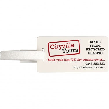 Logotrade promotional merchandise image of: River recycled window luggage tag