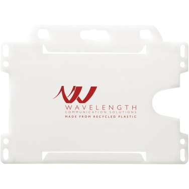 Logo trade promotional products image of: Vega recycled plastic card holder