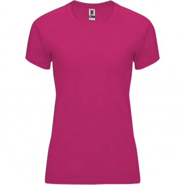 Logo trade promotional giveaways image of: Bahrain short sleeve women's sports t-shirt